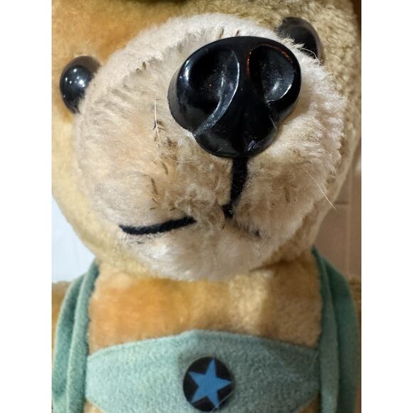 VTG 17” Etone Irish Teddy Bear Plush Green Overalls & Hat St. Patrick’s Day NJ - Picture 10 of 10